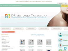 Tablet Screenshot of antoniotambuscio.it